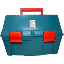 Caixa Bau Plastico Serra Marmore Makita 824552-5 Cor Azul-turquesa