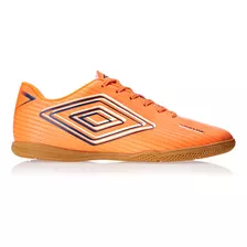 Chuteira Futsal Arcade Umbro Cor Laranja Laranja Flúor Marinho Tamanho 43 Br