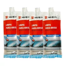 4 Limpa Para Brisa Wurth Sache 50ml Detergente Limpa Vidros 