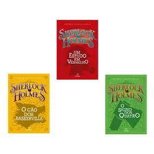 Kit De Livros Sherlock Holmes - Com 3 Títulos