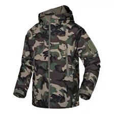 Chaqueta Impermeable De Invierno Camuflada Masculina Softs [