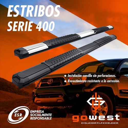 Estribos S400 Doble Cabina Dodge Ram 2009-2019 Foto 6