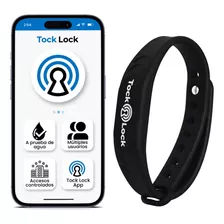 Pulsera Rfid Para Control De Acceso Tock Lock (pack 10) Color Negro