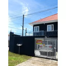 Excelente Sobrado Com 154m2, Com 3 Dormitórios, 1 Suíte, Garagem 3 Carros Cobertos, 4 Banheiros, Churrasqueira Etc No Bairro Uberaba. Financia!!