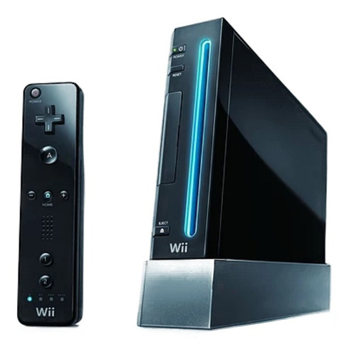 Nintendo Wii 512mb Black Edition  Color Negro