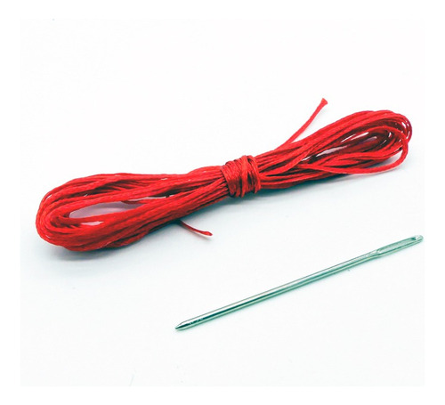 Funda Cubre Volante Para Coser Hilo Rojo 38cm Mediano