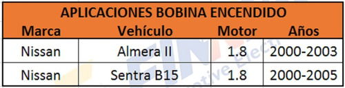 Bobina Encendido Nissan Almera Il Sentra B15 Foto 7