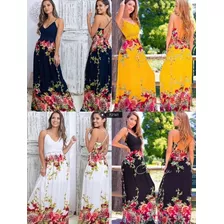 Maxi Vestido Alma Floral Viscosa