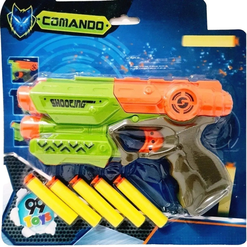 Arma De Brinquedo Tipo Nerf Com 900 Orbez Barata