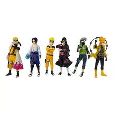 Muñecos Coleccion Naruto 18 Cm-set X 6 Unidades Economico