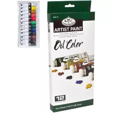 12 Tubos 21ml Pintura Oleo Aceite Importados Arte Pintar