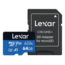 Memoria Micro Sd 64 Gb Lexar High Performance 633x