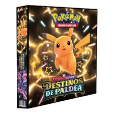 Álbum Pasta Fichário Pokémon Porta Cards Capa Dura + Brinde