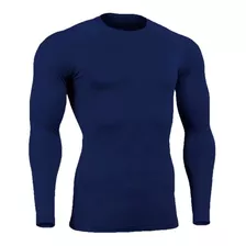 Camisa Térmica Alta Compressão Tecido C/ Proteção Uv 