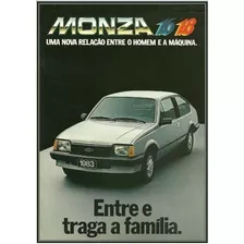 Quadro Vintage 20x30: Chevrolet Monza Hatch - 1983 - Novo !