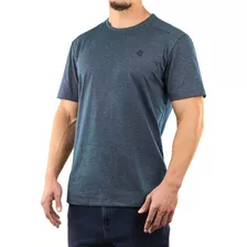 Camiseta Básica Casual Mescla Azul Dogtag Invictus