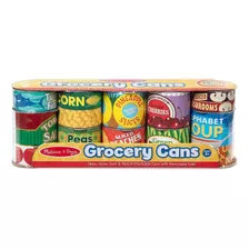 Melissa & Doug - Set De Alimentos Enlatados Para Juego