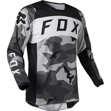 Remera Mx Fox 180 Bnkr Militar Negro
