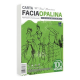 Papel Facia Opalina Blanco 120 Gr Carta - Paquete 100 Hojas