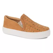 Tênis Feminino Casual Slip On Calce Fácil Leve A1.25 Full