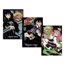 Mangá Demon Slayer Kimetsu No Yaiba Vol 12 Vol 13 Vol 14