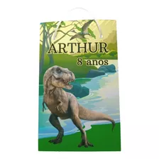 40 Sacolinhas Personalizadas Dinossauro 