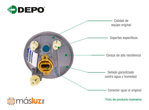 Faro Niebla Der Mercedes-benz E320 95/98 Depo Foto 3