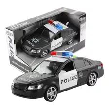 Carro De Policia De Brinquedo Com Luz E Som 3038 - Bbr Toys Cor A