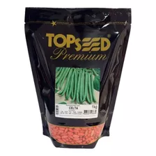 Semente Feijão Vagem Rasteiro Celta (1kg) Topseed C/