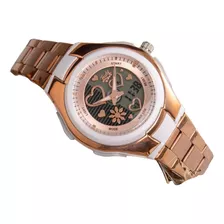 Reloj Para Mujer Dual Acero Original Lady Poptone + Envio