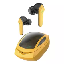 Auriculares Inalámbricos Gamer Foneng Bl118 Bt 5.3 In Ear Ye Color Dorado Gold