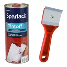 Kit Removedor Pintoff Tintas E Vernizes 1lt + Raspador Atlas