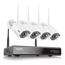 Sannce System De Housing Hd 1080p De Vtv Nvr Y Four Rooms Ip