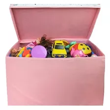 Baú Guarda Brinquedos Porta Objetos Para Crianças