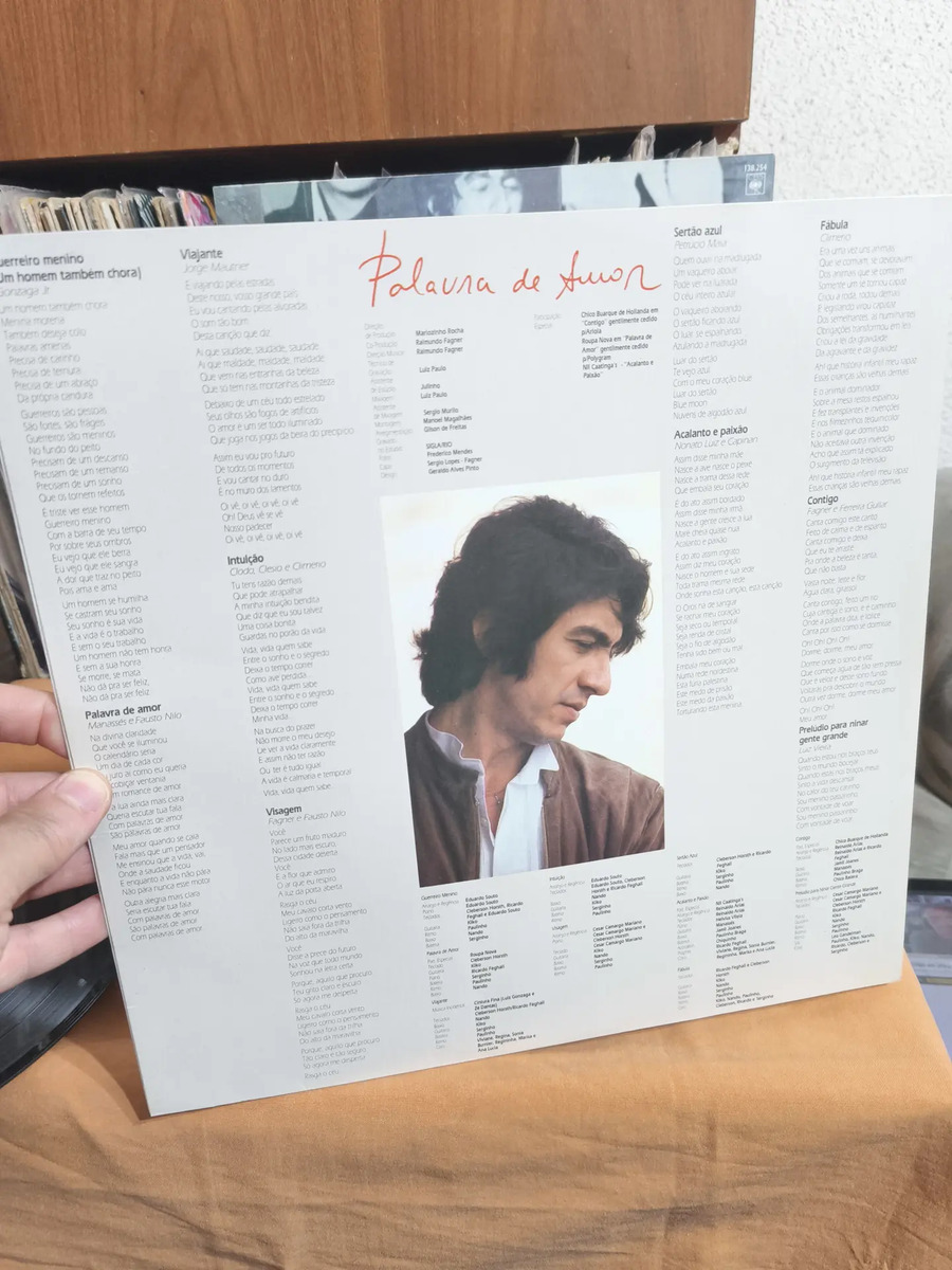 Raimundo Fagner - Palavra De Amor - vinilo 1983
