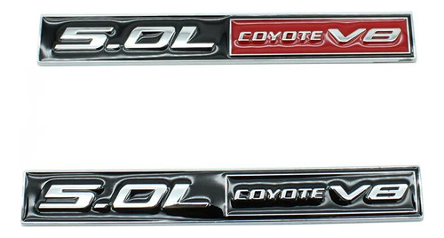 Metal Car 5.0l Coyote V8 Insignia Pegatina Para Ford 5.0 Fx4 Foto 2