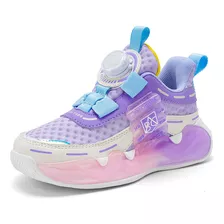 Zapatos De Tenis/correr Para Niños Fluorescentes Nocturnas