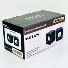 Parlantes Para Pc Notebook Usb Kelyx Negro