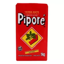 Yerba Mate Pipore Tradicional De 1kg Caja De 5 Unidades