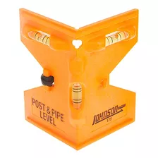 Tubo De Poste Johnson Level Tool 175o, Color Naranja, Nivel