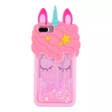 Funda Para iPhone 6 Plus/6s Plus/7 Plus/8 Plus - Unicornio