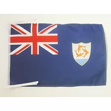 Bandera De Anguila 18 X 12 Cuerdas Anguillian Britanico P