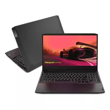 Notebook Ideapad Gaming 3 R7 8gb 256gbssd Gtx1650 15.6 W11 Cor Preto