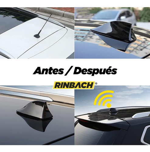Antena Aleta Tiburon Negro Mate Para Hyundai Sonata 2018 Foto 2