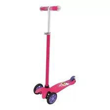 Patinete Infantil Rosa 3 Roda Divertido Desmontável