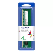 Memória Ram Premier Color Verde 4gb 1 Adata Ad4u26664g19-sgn