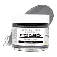 Mascarilla Facial Dtox Carbón Activado Regaliz 90grs Tipo De Piel Cutis Graso/mixto