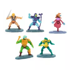 Kit 5x1 Bonecos: He-man, Esqueleto, Gorpo, Mentor, Mer-man