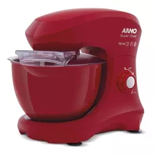 Batedeira Planetária Arno Super Chef 750w 5l Vermelha Km02 Cor Vermelho 110v