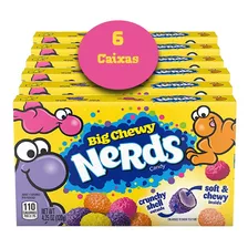 Chiclete Nerds Big Chewy Theater Box 120g (6 Caixinhas)